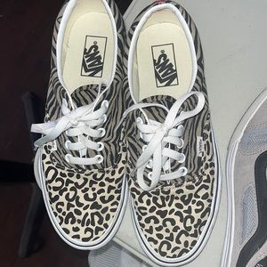 Animal print vans